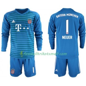 Fußballtrikots FC Bayern München Neuer 1 Kinder 2018-2019 Langarm Auswärts-trikot kaufen